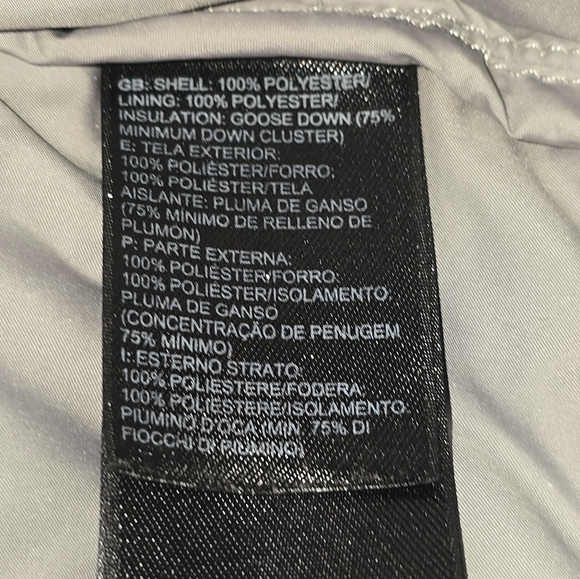 The North Face Ouilted Puffer 550 Goose Down Jacket size M - Picture 5 of 5